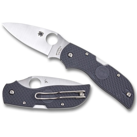 Spyderco 2024 Spyderco Chaparral Lightweight Gray Plain SPY-C152PGY